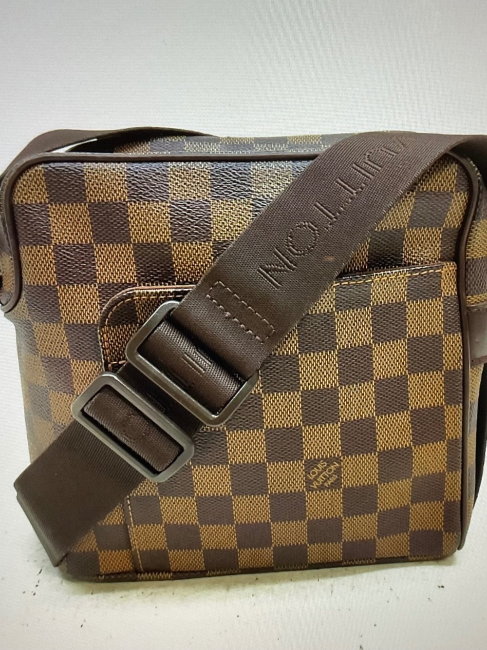 Louis Vuitton N41442 Olav PM Ebene Damier Shoulder Bag Brown France 5662237.